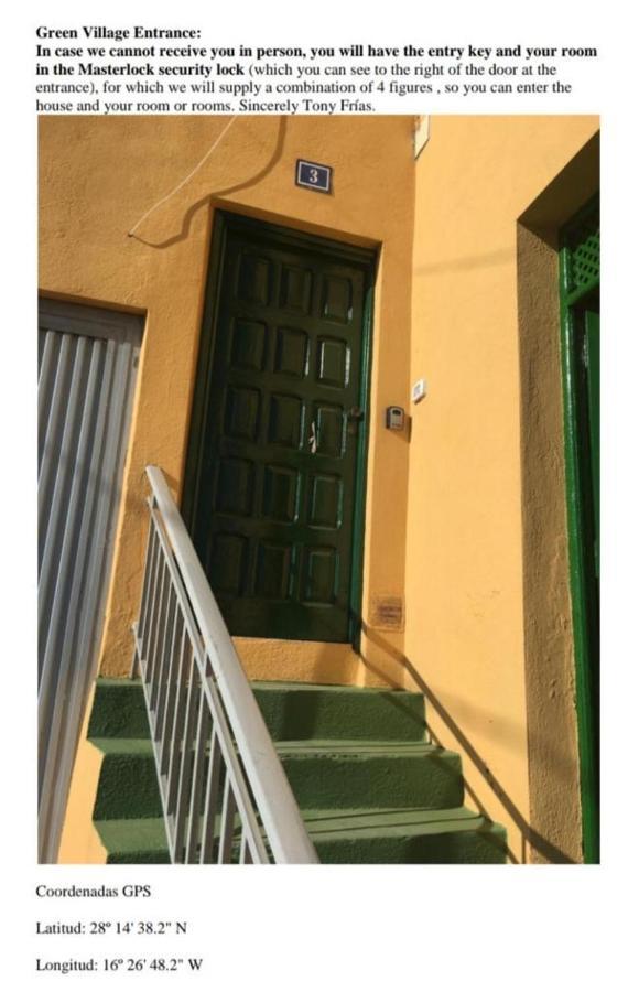 Green Village. Tony Frias. Fasnia Exterior photo